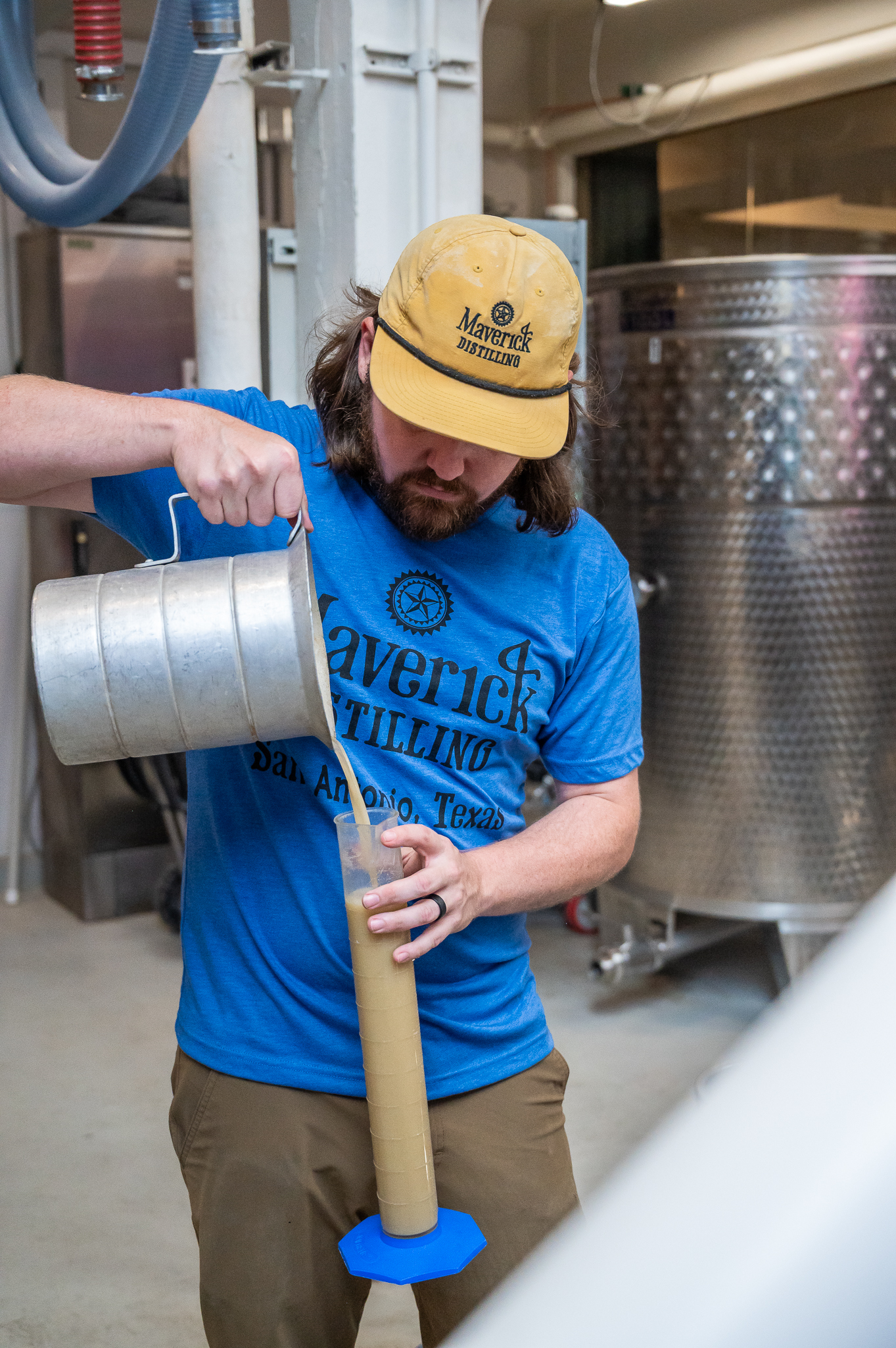 The distilling process at 115 Broadway