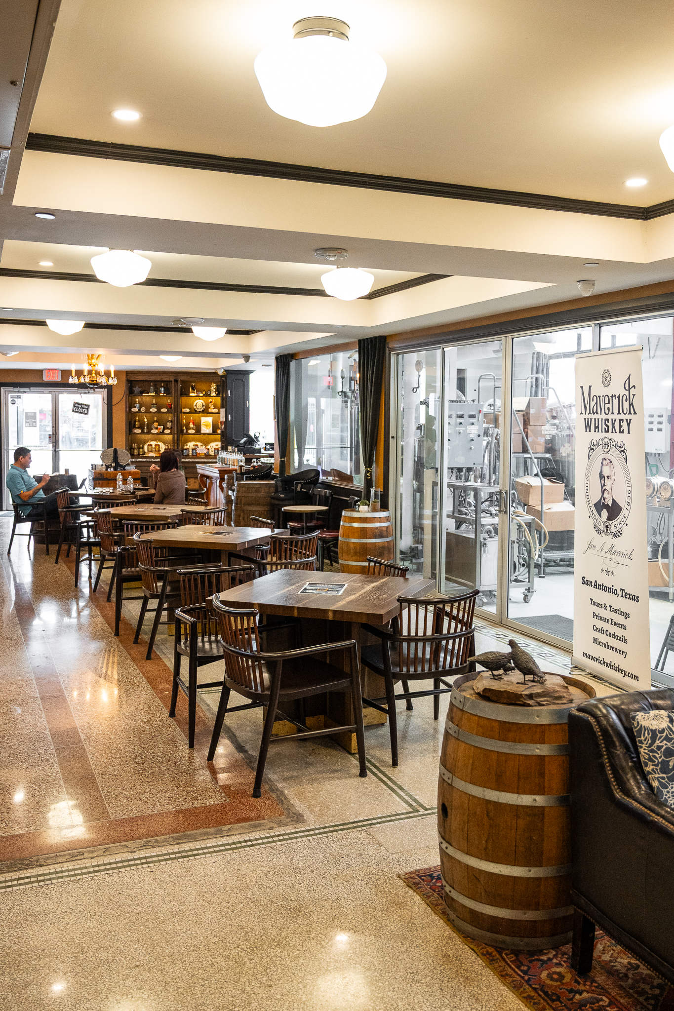 The tasting room